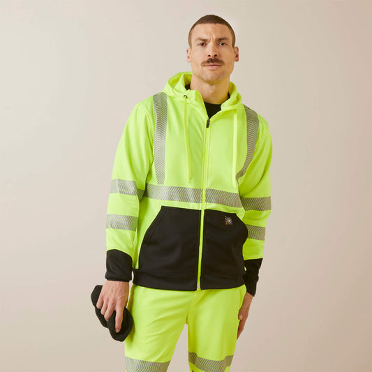 Ariat Sale Rebar WorkTek Hi-Vis Full Zip Hoodie