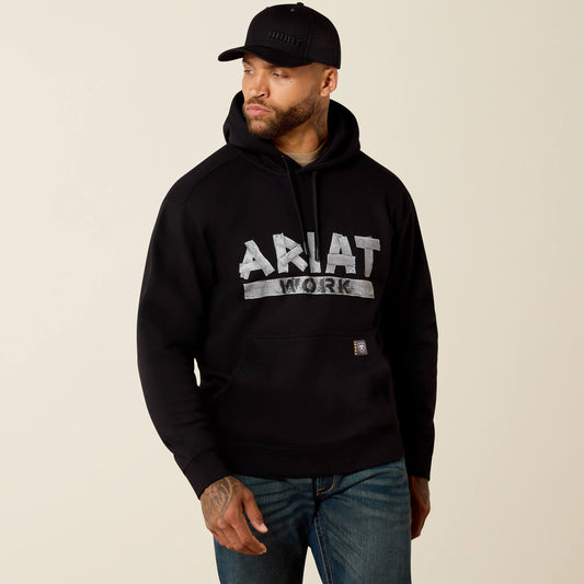 Ariat Latest Rebar Lightweight Duct Logo Hoodie