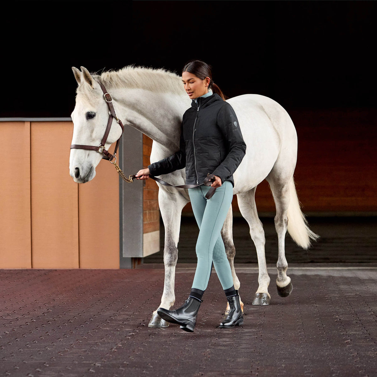 Ariat Classic Tri Factor Vivacity Heat Half Grip Breech