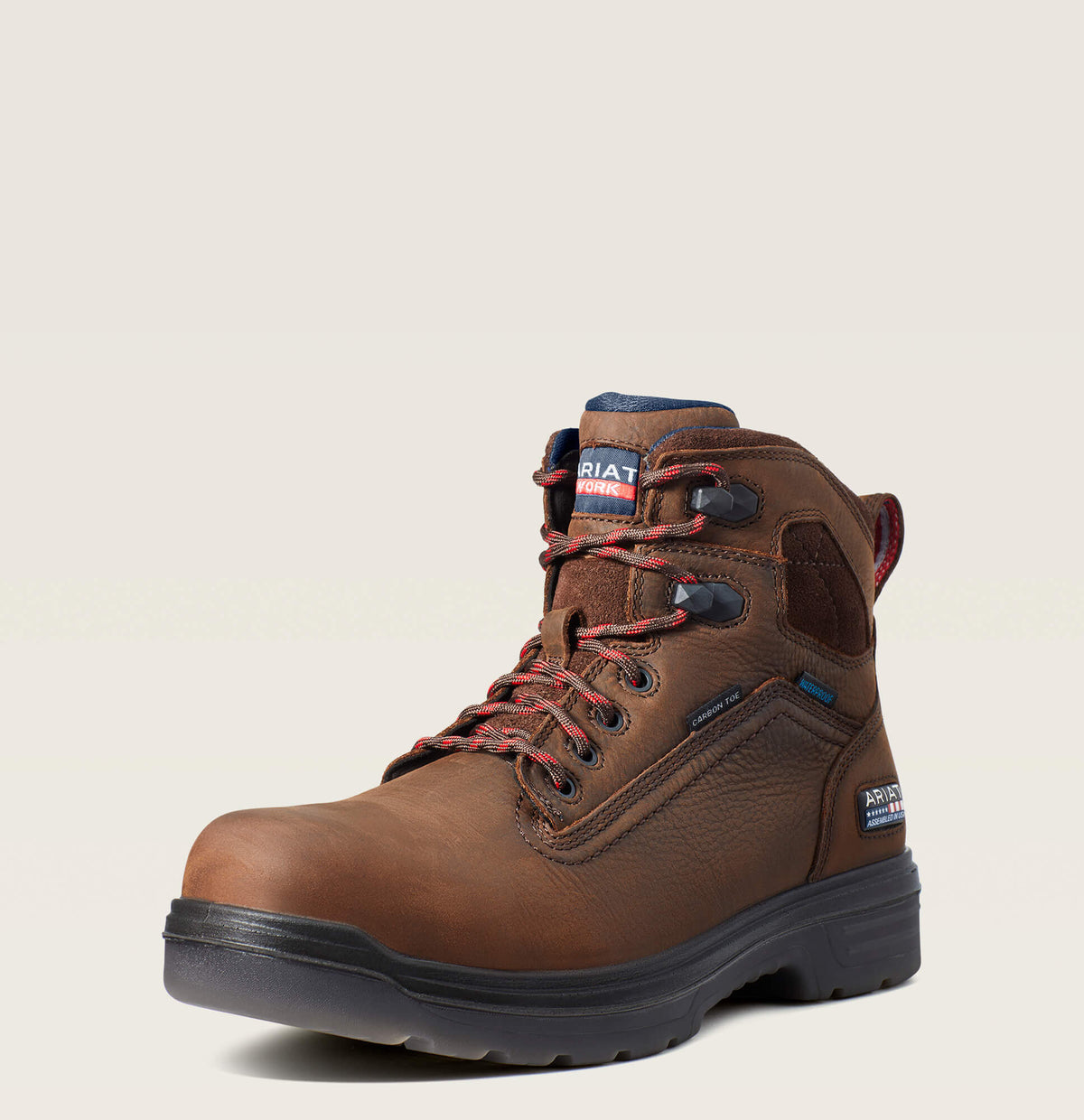 Ariat Top Pick Turbo 6" USA Assembled Waterproof Carbon Toe Work Boot