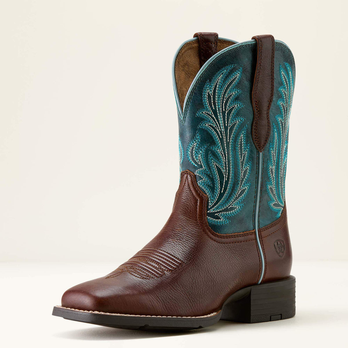 Ariat Latest Round Up Filly Wide Square Toe Western Boot