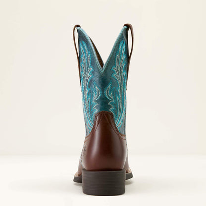 Ariat Latest Round Up Filly Wide Square Toe Western Boot