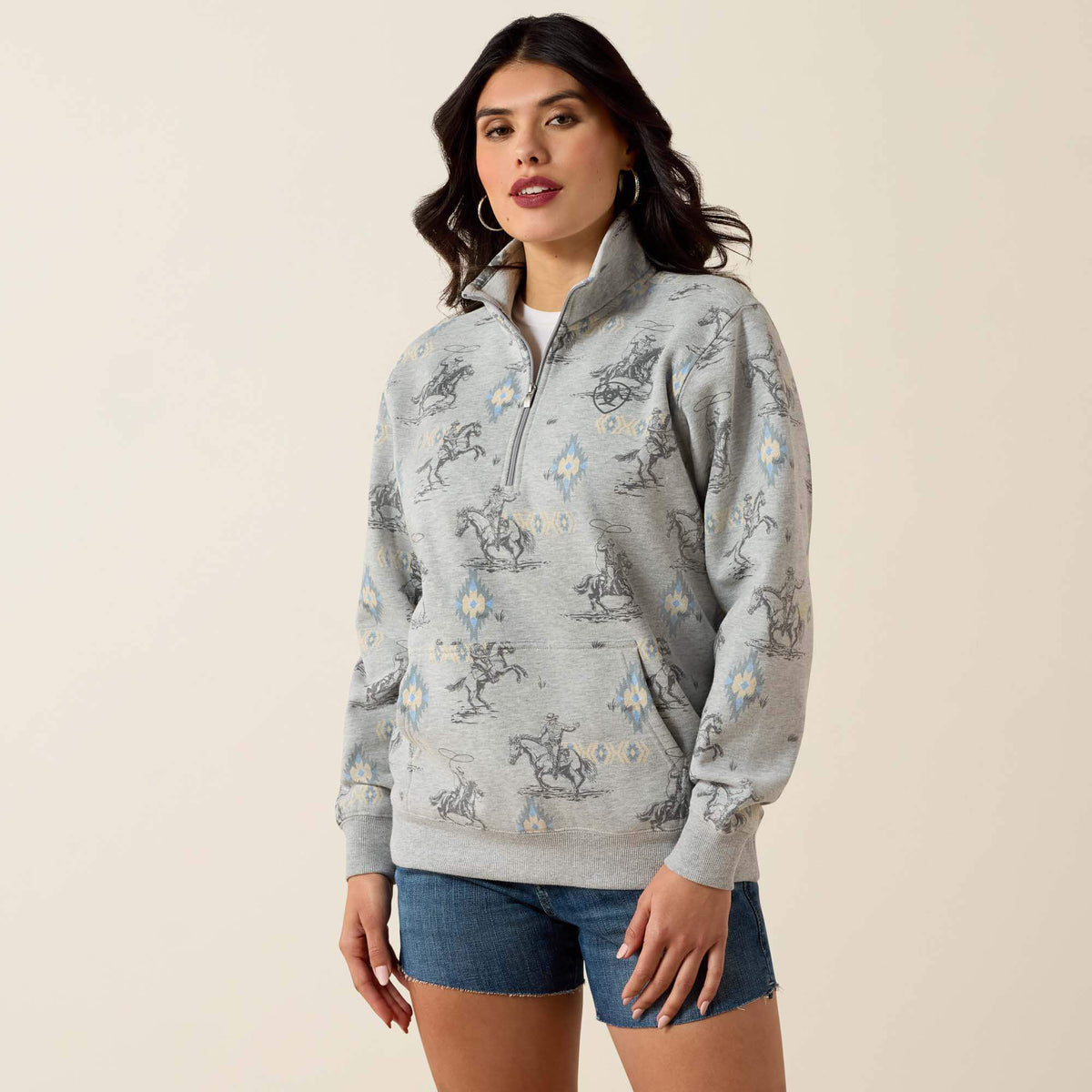 Ariat Everyday Sapphire 1/2 Zip Sweatshirt