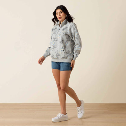 Ariat Everyday Sapphire 1/2 Zip Sweatshirt