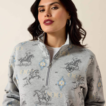 Ariat Everyday Sapphire 1/2 Zip Sweatshirt