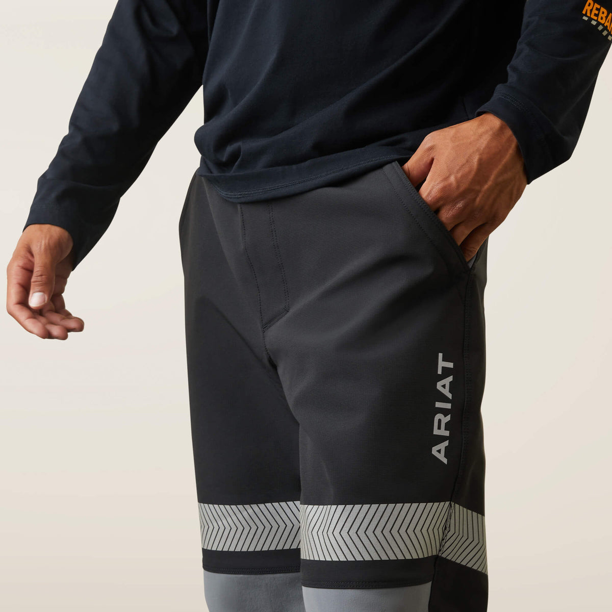 Ariat Signature Rebar Hi-Vis Pull-On DuraStretch Straight Leg Pants