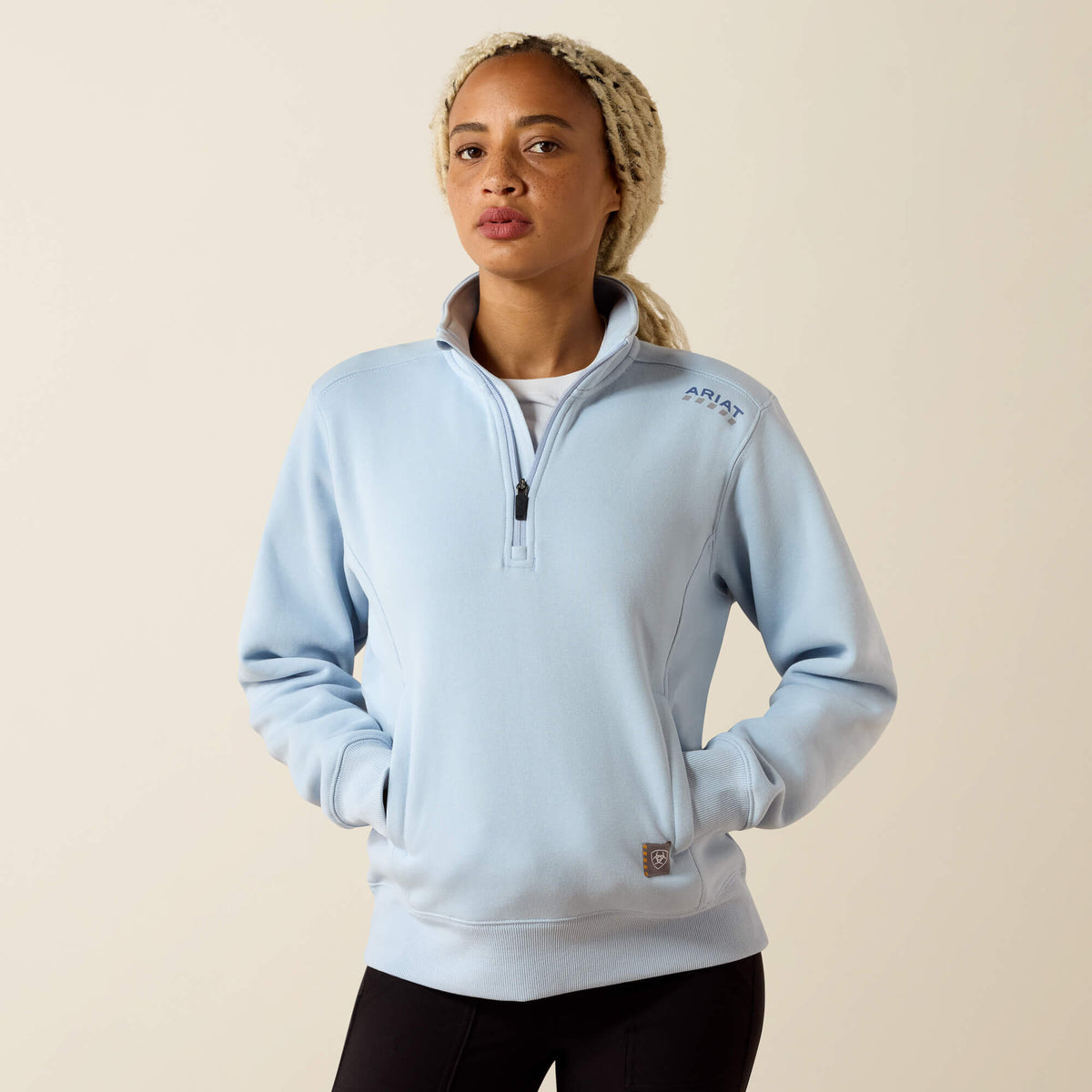 Ariat Customer Favorite Rebar Lightweight Mock 1/2 Zip Sweatshirt