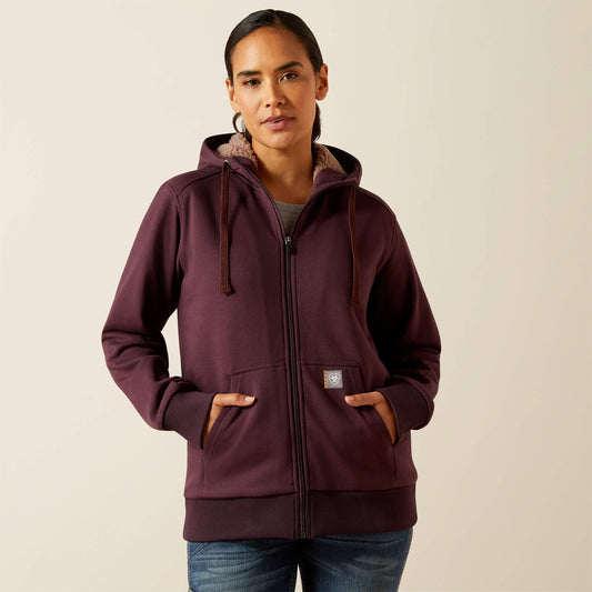 Ariat Great Value Rebar All-Weather Sherpa Full Zip Hoodie