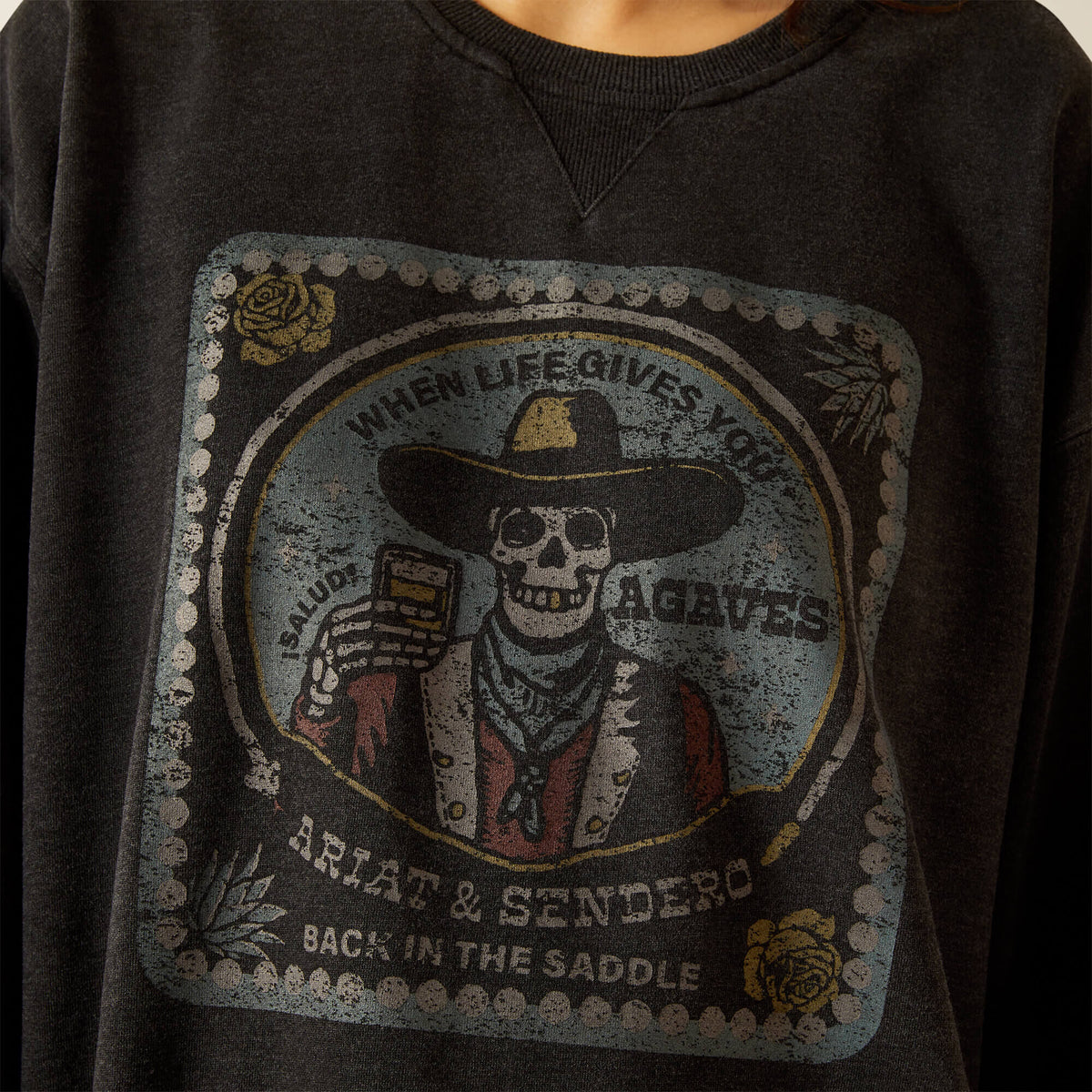 Ariat Value Oversize Sendero When Life Gives You Agaves Sweatshirt