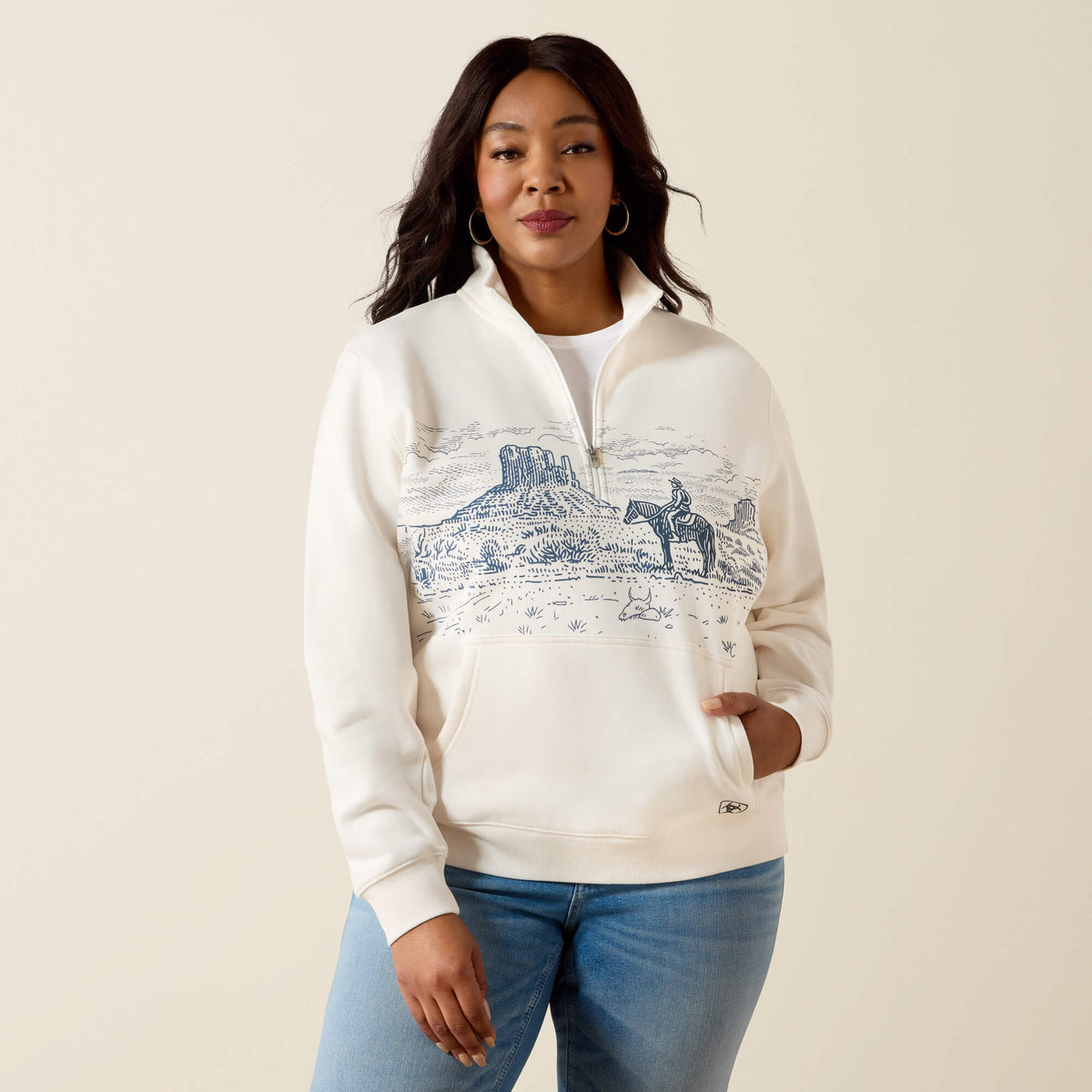 Ariat Sale Traveler 1/2 Zip Sweatshirt