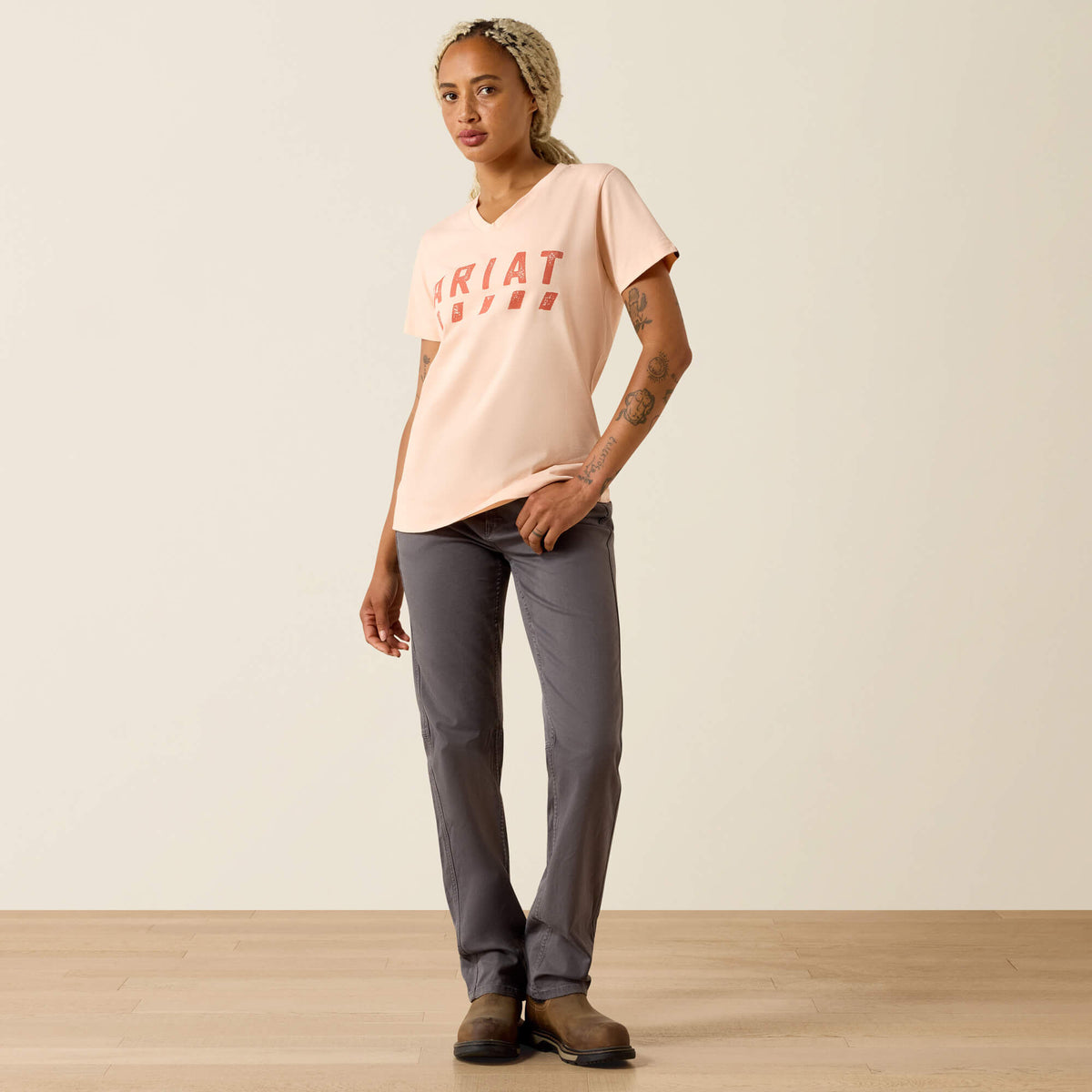 Ariat Quality Rebar Cotton Strong Logo T-Shirt