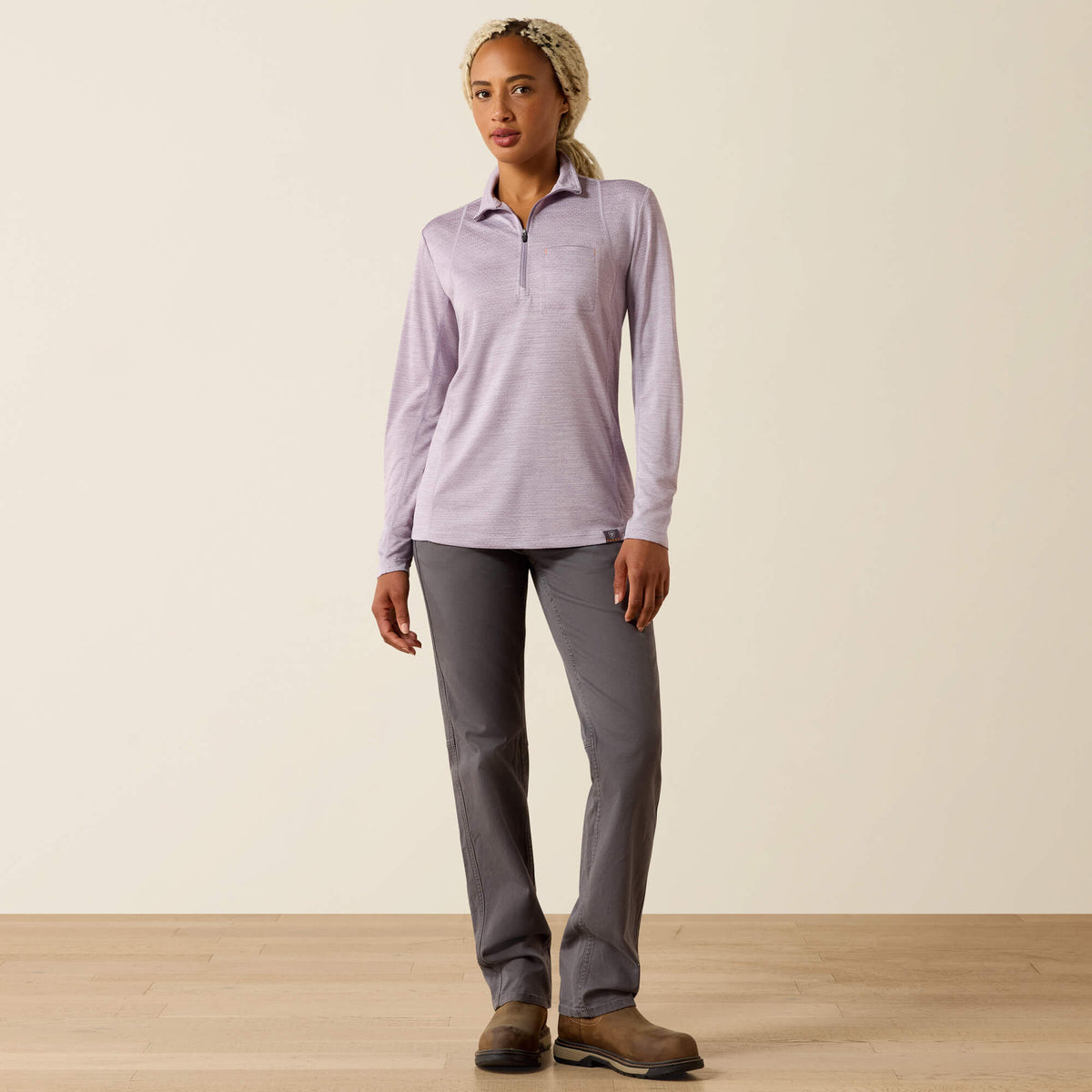 Ariat Quality Rebar Evolution 1/2 Zip Top