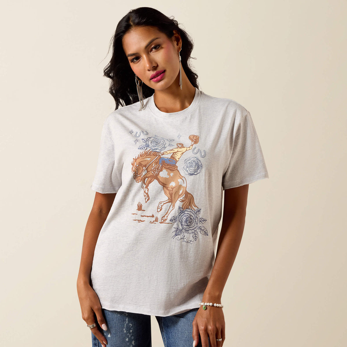 Ariat Popular Cowboy Rose T-Shirt