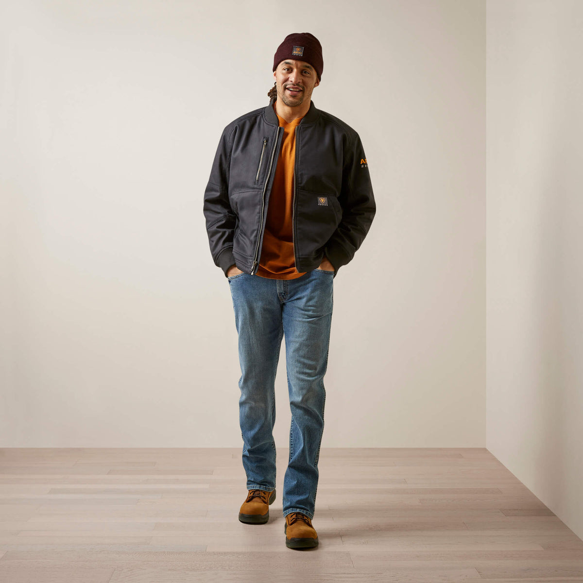 Ariat Best Price Rebar Stretch Canvas Bomber Jacket