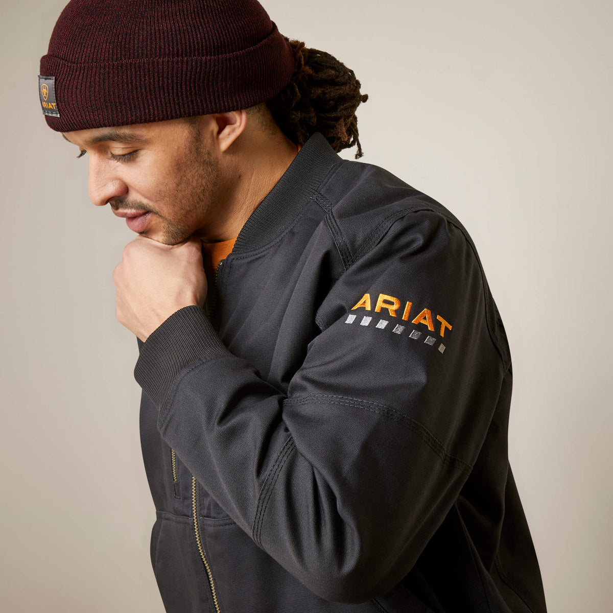 Ariat Best Price Rebar Stretch Canvas Bomber Jacket