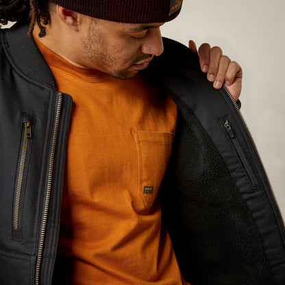 Ariat Best Price Rebar Stretch Canvas Bomber Jacket
