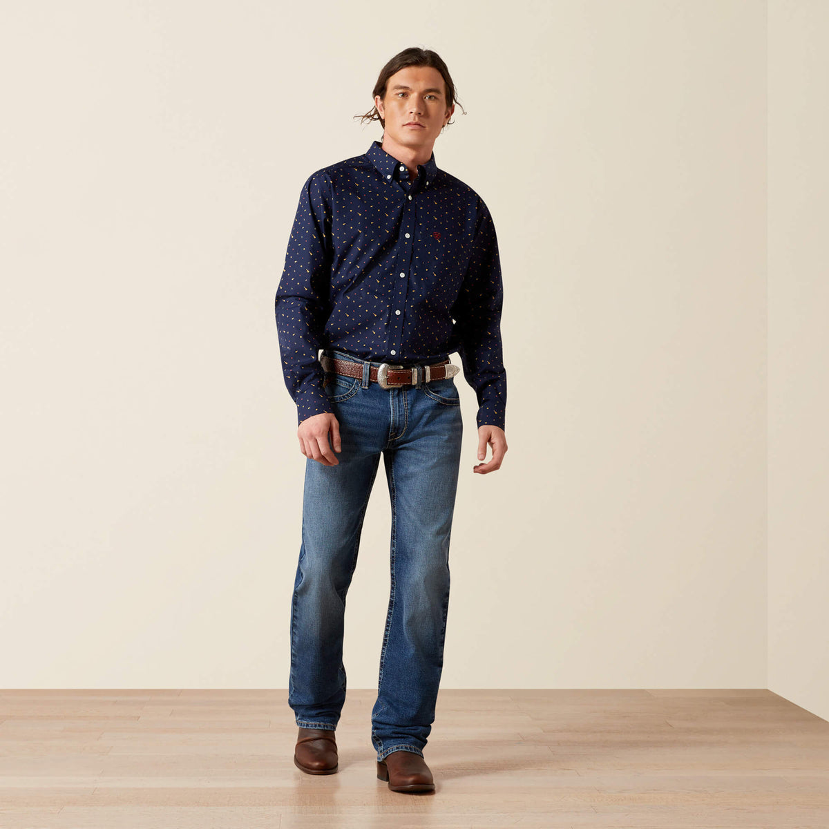 Ariat Smart Buy M5 Straight Calico Straight Leg Jean