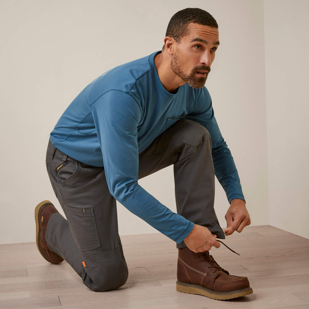 Ariat Everyday Rebar M5 Straight Made Tough Knee Guardian Straight