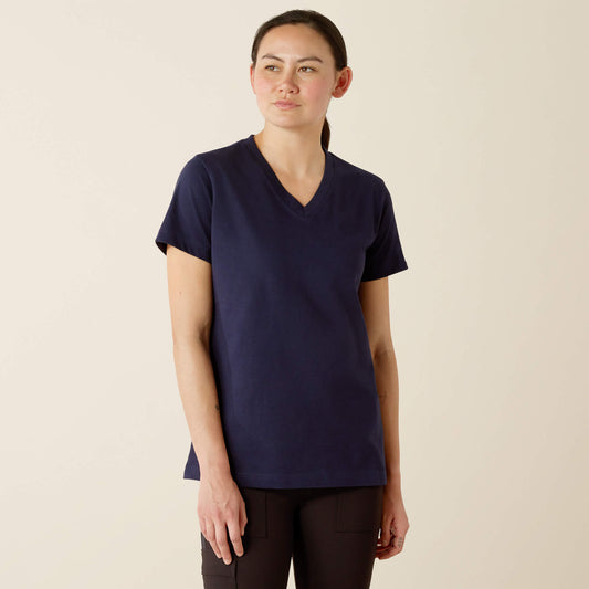 Ariat Recommended Rebar Cotton Strong Standard V-Neck T-Shirt