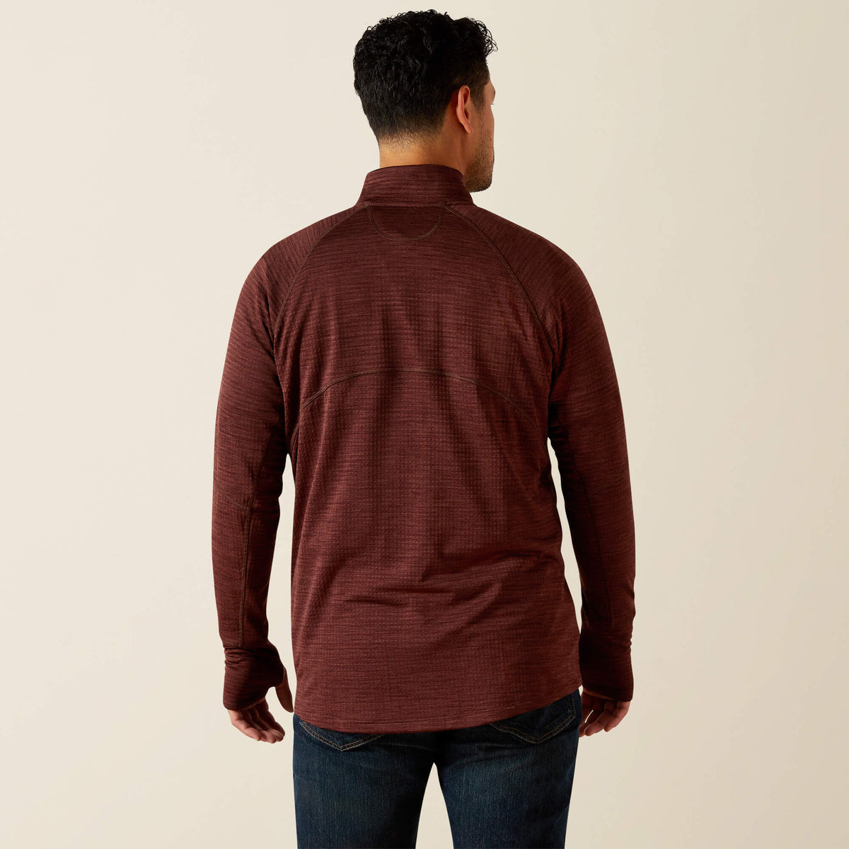 Ariat Exclusive Rebar Gridwork Baselayer 1/4 Zip T-Shirt
