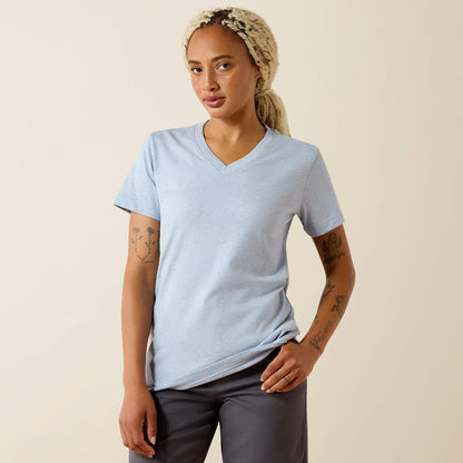 Ariat Customer Favorite Rebar Cotton Strong Standard V-Neck T-Shirt