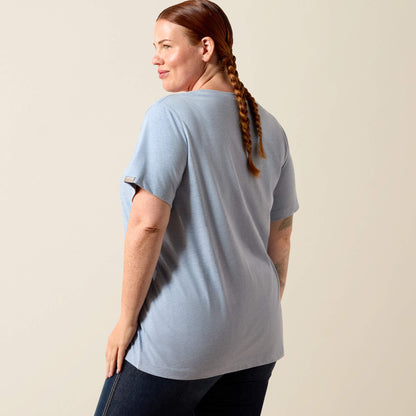 Ariat Customer Favorite Rebar Cotton Strong Standard V-Neck T-Shirt