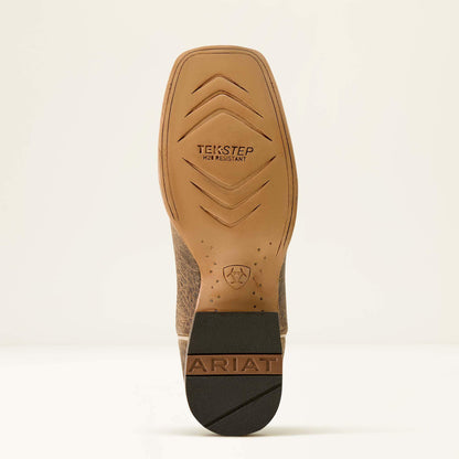 Ariat Popular Gold Point Wide Square Toe Cowboy Boot