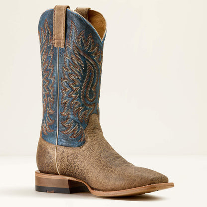 Ariat Popular Gold Point Wide Square Toe Cowboy Boot