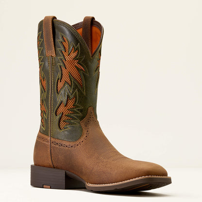 Ariat Discount Sport Cool VentTEK Wide Square Toe Cowboy Boot