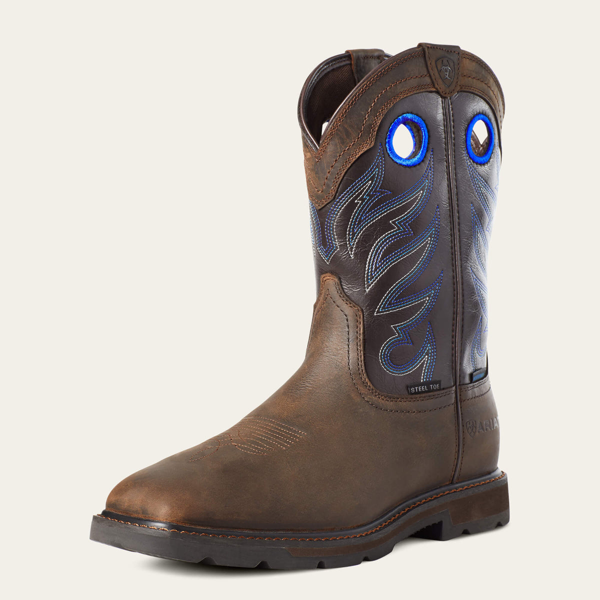 Ariat Top Pick Groundwork Waterproof Steel Toe Work Boot