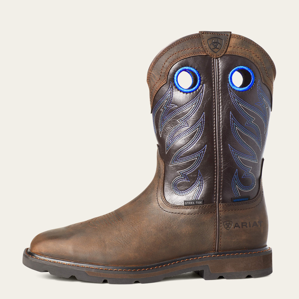 Ariat Top Pick Groundwork Waterproof Steel Toe Work Boot