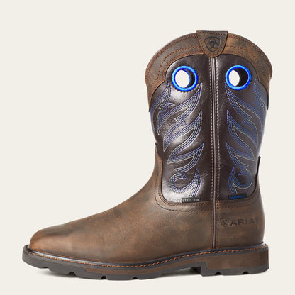 Ariat Top Pick Groundwork Waterproof Steel Toe Work Boot