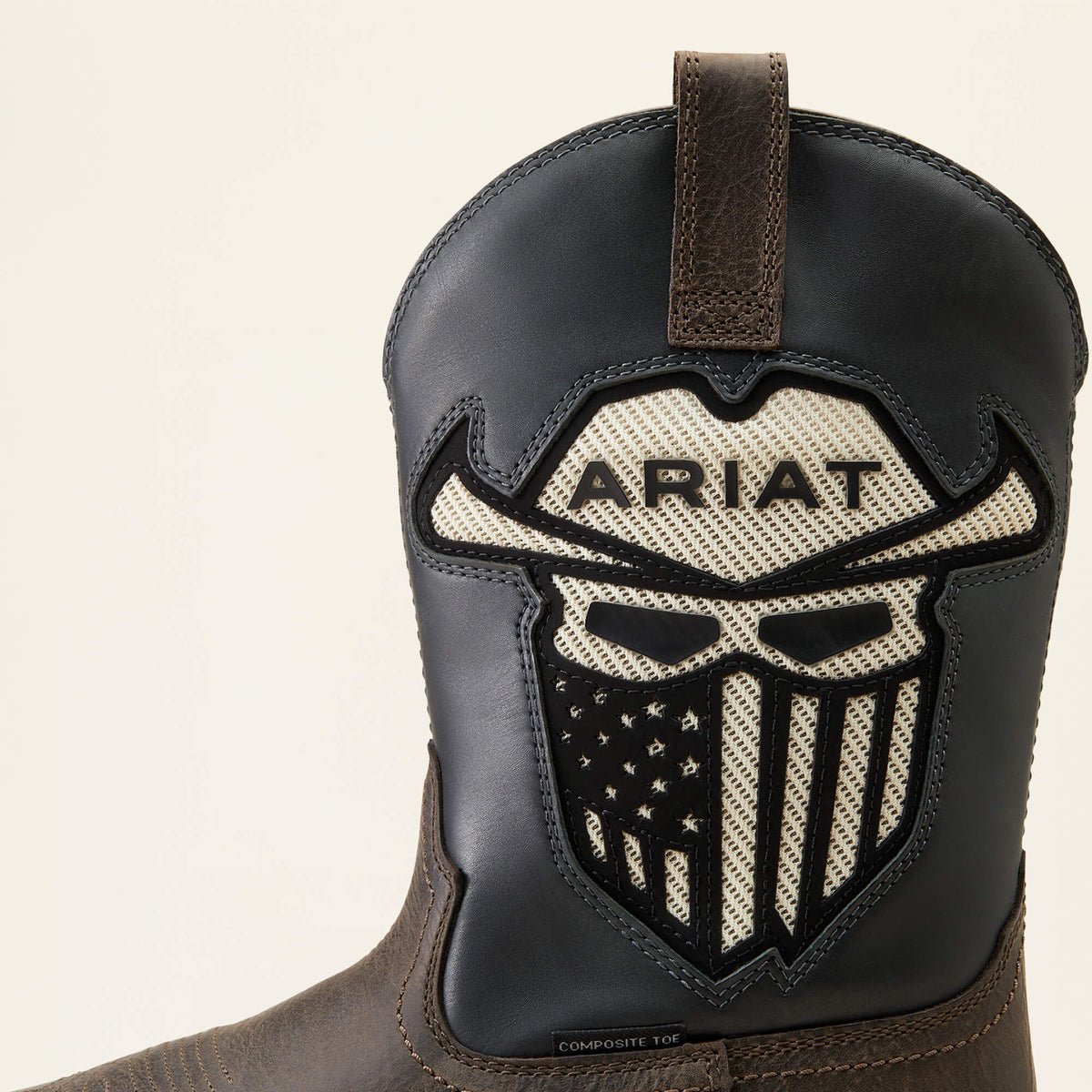 Ariat Featured Rebar Flex Western VentTEK Incognito Composite Toe Work Boot