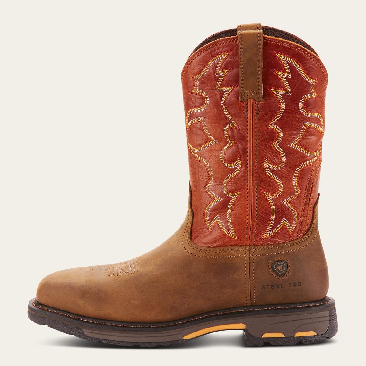 Ariat Premium WorkHog Wide Square Toe Steel Toe Work Boot