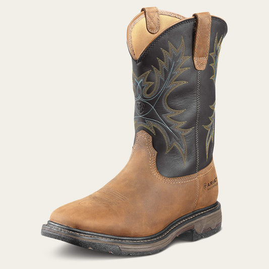 Ariat Signature WorkHog Wide Square Toe Waterproof Steel Toe Work Boot