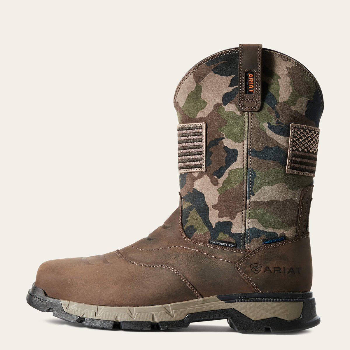 Ariat Smart Buy Rebar Flex Patriot Waterproof Composite Toe Work Boot