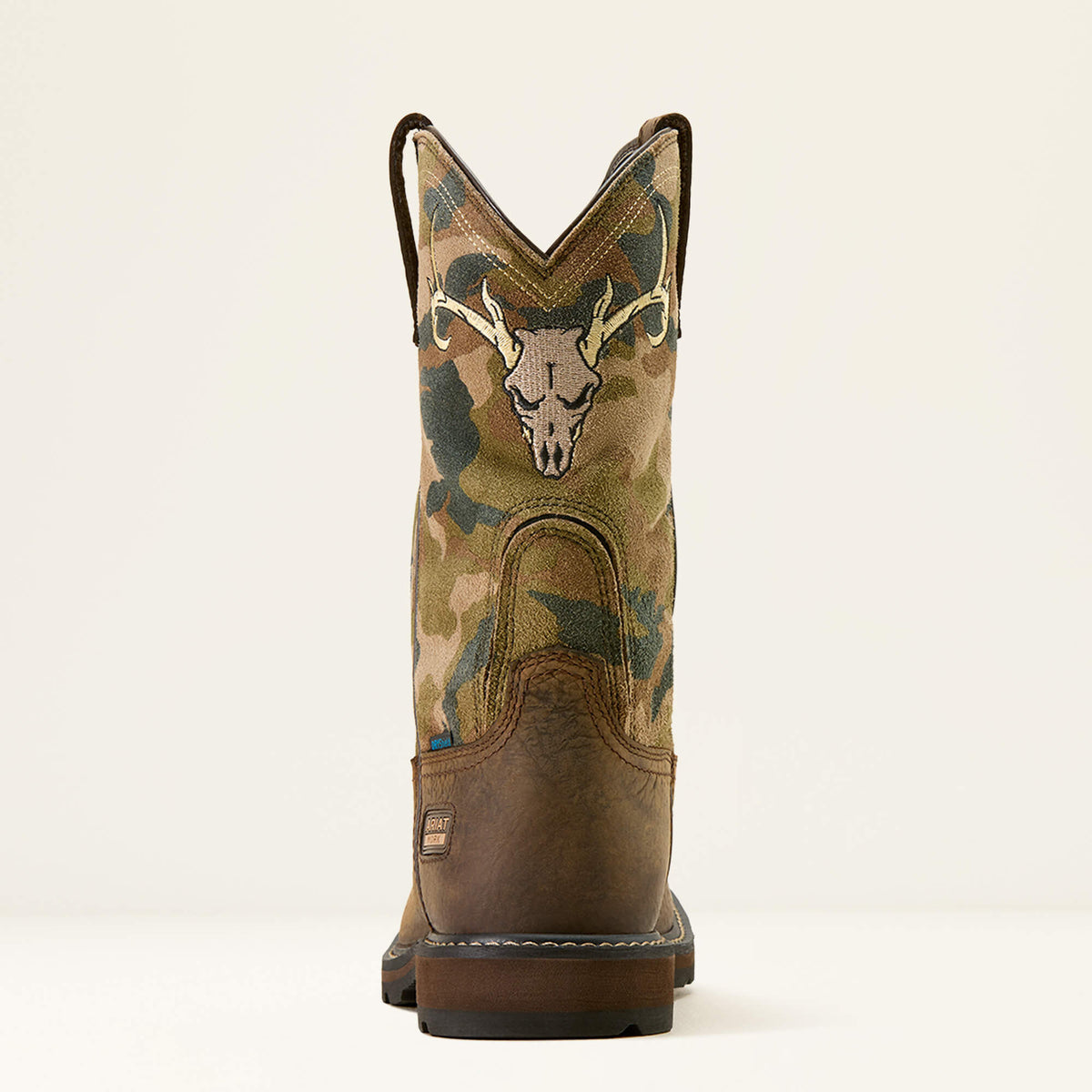 Ariat Customer Favorite Groundbreaker Antler Waterproof Wide Square Toe Work Boot