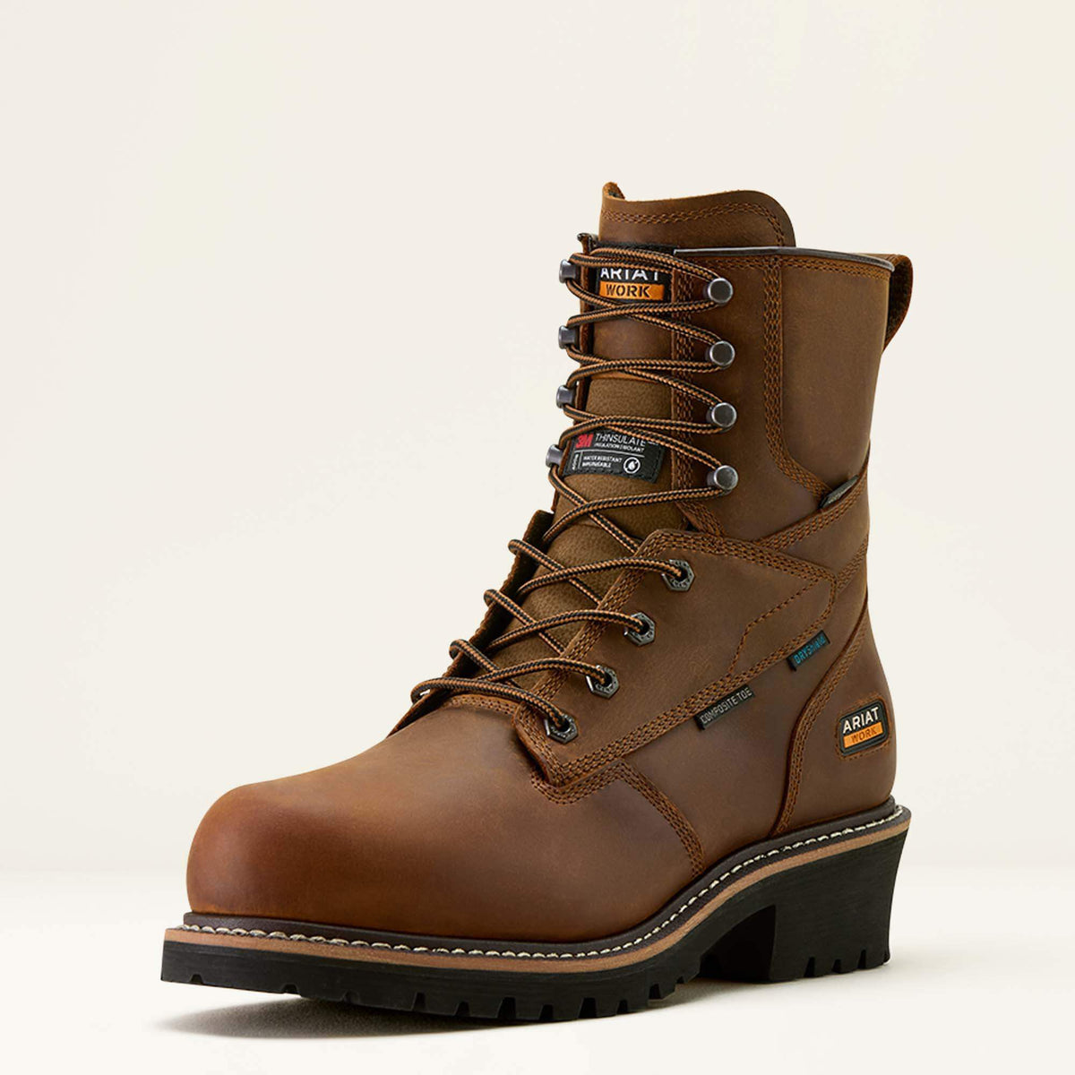 Ariat Deals Logger Shock Shield Waterproof Insulated Composite Toe Work Boot