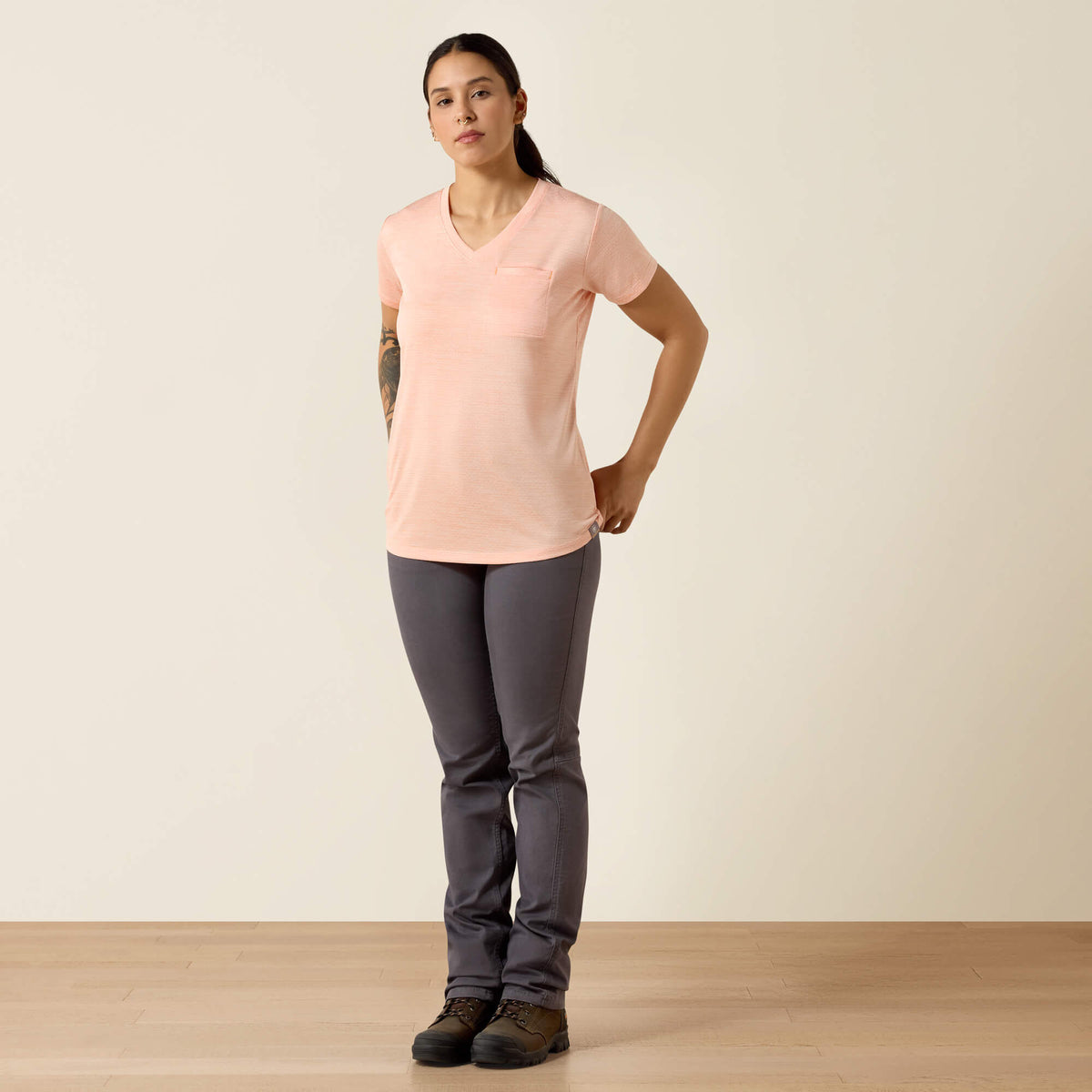 Ariat Latest Rebar Evolution Mother V-Neck T-Shirt