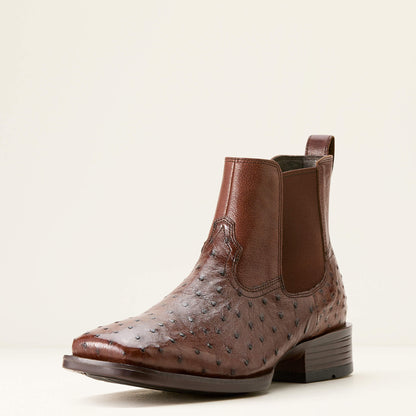 Ariat Discount Booker Chelsea Wide Square Toe Western Boot