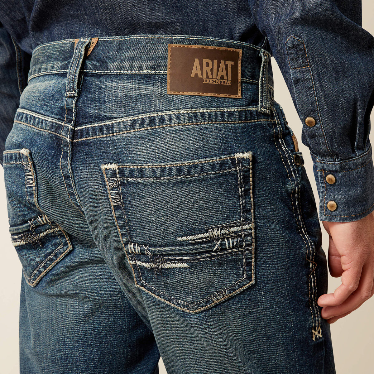 Ariat Exclusive M5 Slim Stretch Adkins Stackable Straight Leg Jean