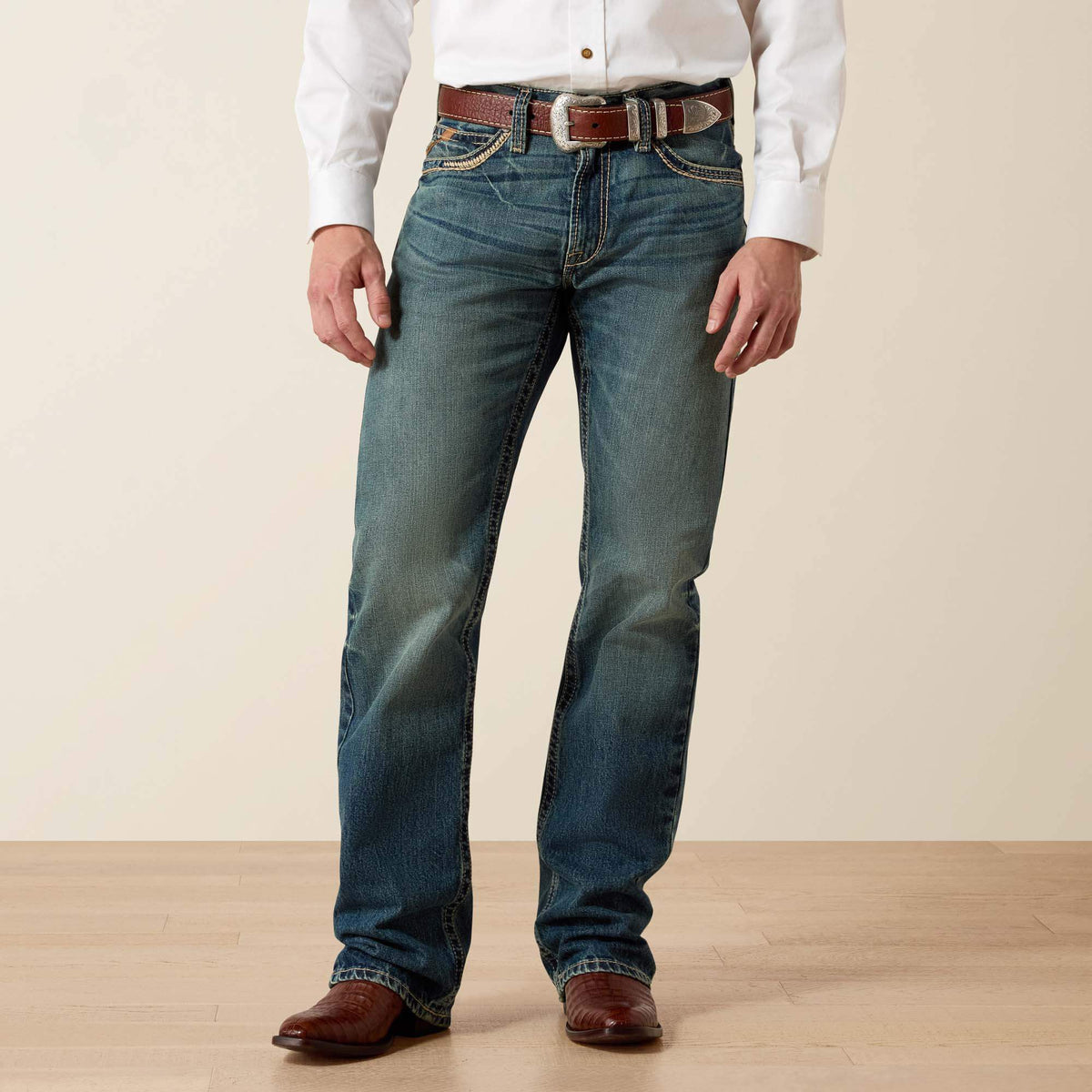Ariat Discount M5 Slim Ridgeline Stackable Straight Leg Jean