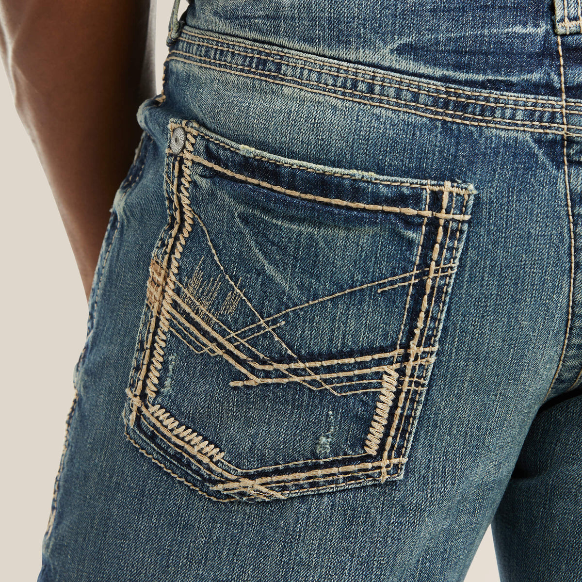 Ariat Discount M5 Slim Ridgeline Stackable Straight Leg Jean