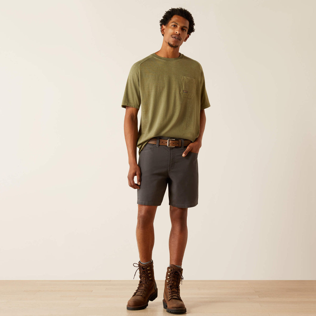 Ariat Hot Sale Rebar DuraStretch Made Tough 8" Short
