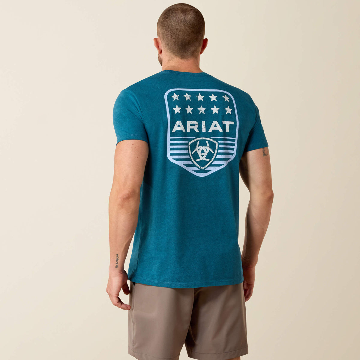 Ariat Best Seller Ariat Stripe Patriotic Badge T-Shirt