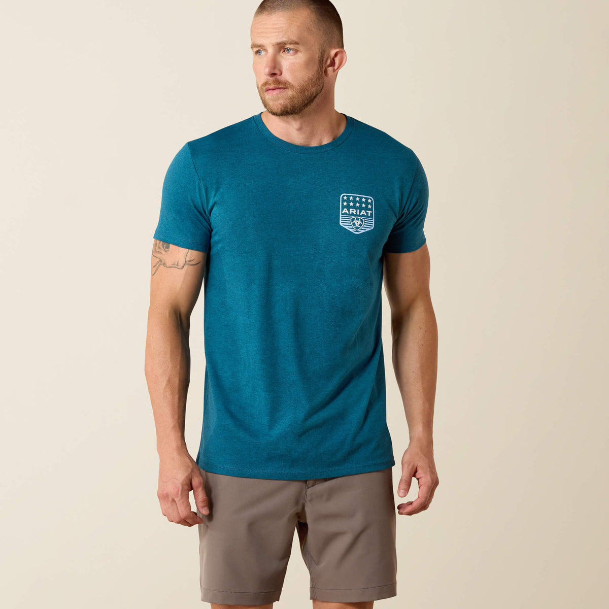 Ariat Best Seller Ariat Stripe Patriotic Badge T-Shirt