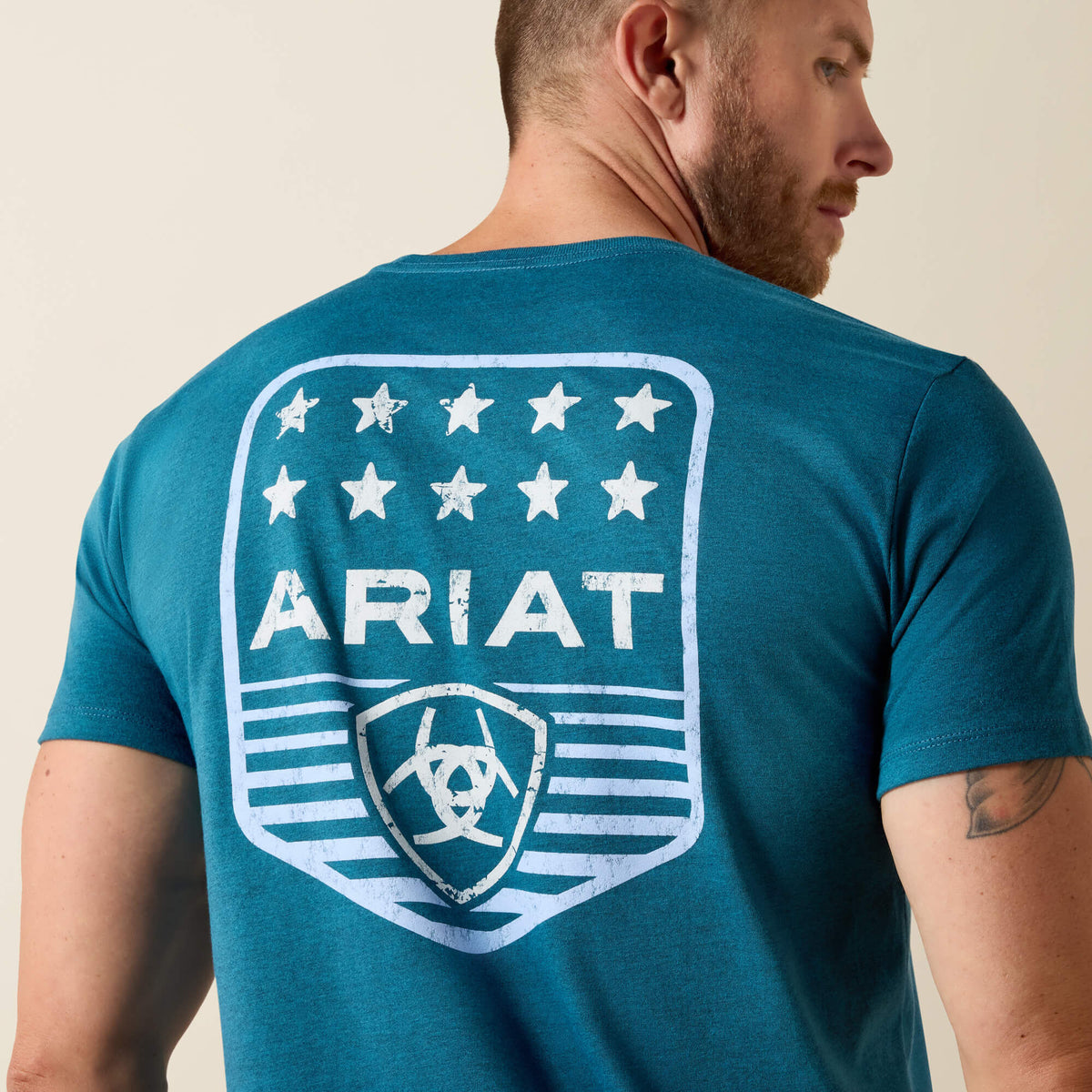 Ariat Best Seller Ariat Stripe Patriotic Badge T-Shirt