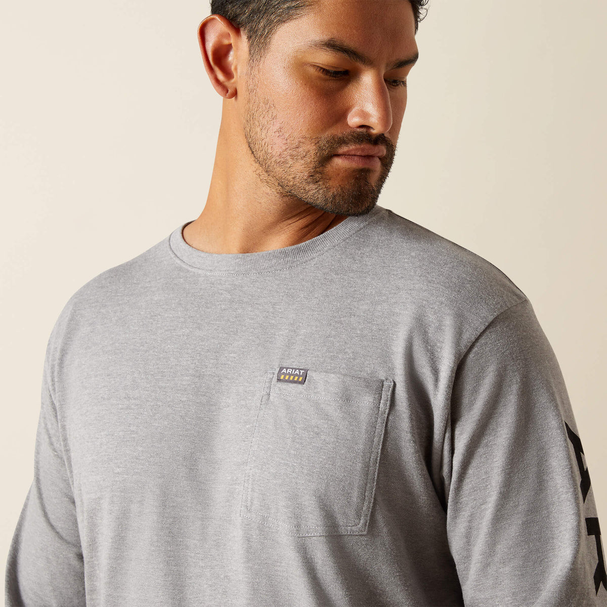 Ariat Deals Rebar Cotton Strong Standard Logo Pocket T-Shirt