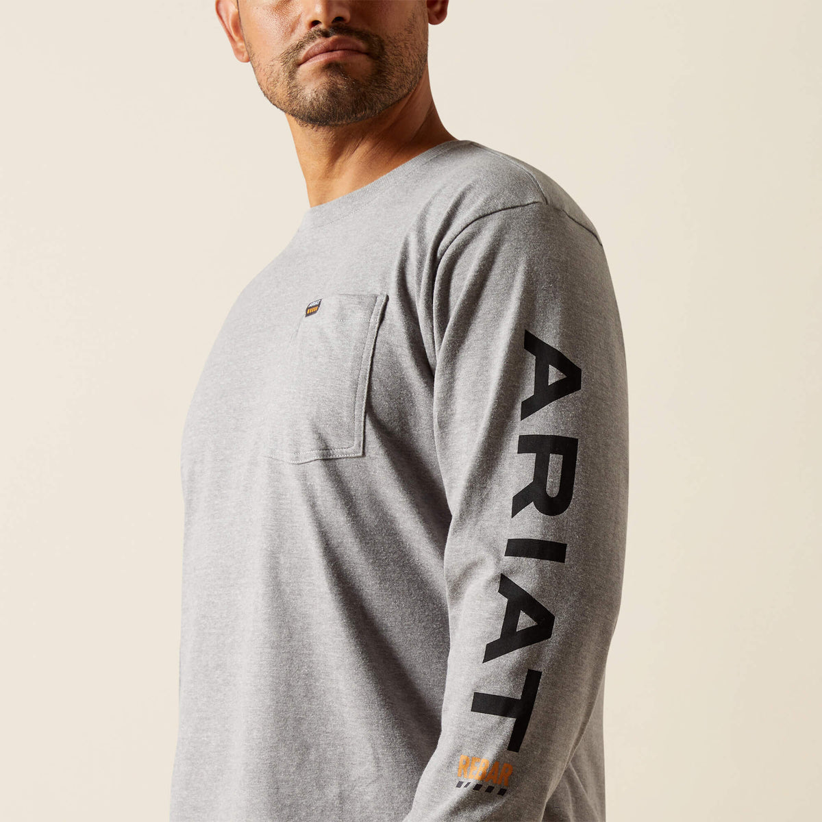 Ariat Deals Rebar Cotton Strong Standard Logo Pocket T-Shirt