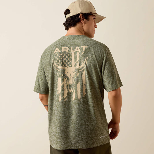 Ariat Essential Ariat Longskull Freedom T-Shirt